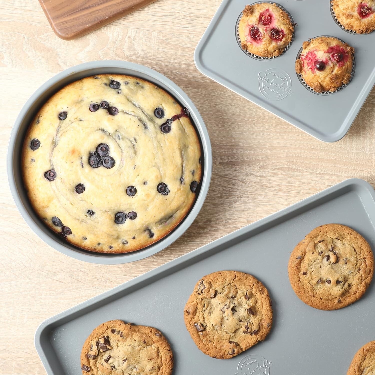 image:imageSur La Table Kitchen Essentials Bake Sale 9 X 5 Inch PFOA PFAS PTFE Free Nonstick Loaf Pan Linen WhiteLinen White