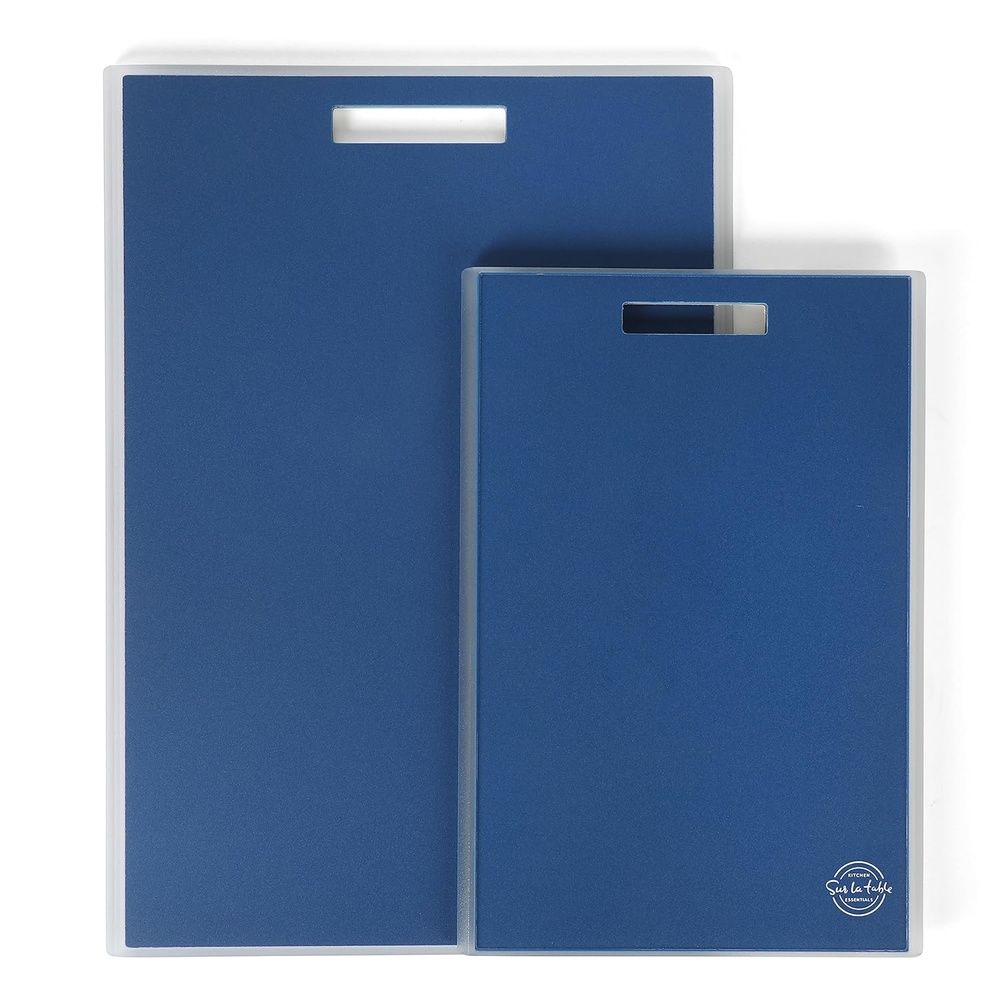 image:imageSur La Table Kitchen Essentials 2 Piece 17 x 12 amp 13 x 9 Cutting Board Set BlueBlue