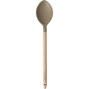 image:imageSur La Table Kitchen Essential Chefs Toolkit Silicone Spatula With Beechwood Handle  TaupeTaupe SiliconeBeechwood