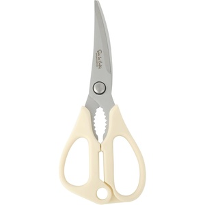 image:imageSur La Table Kitchen Essential Kitchen Scissors with Stainless Steel Blades AllPurpose Shears with Comfortable White Handles for Food Prep Cutting amp Everyday Use