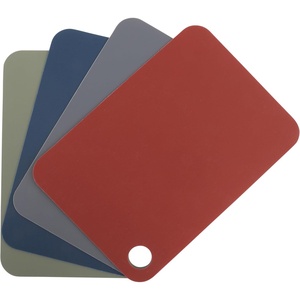 image:imageSur La Table Kitchen Essentials Crafty Carvery BPAFree Flexible Cutting Mats  4Piece ColorCoded Chopping Board Set Dishwasher Safe NonSlip 1175 x 825 Assorted Colors