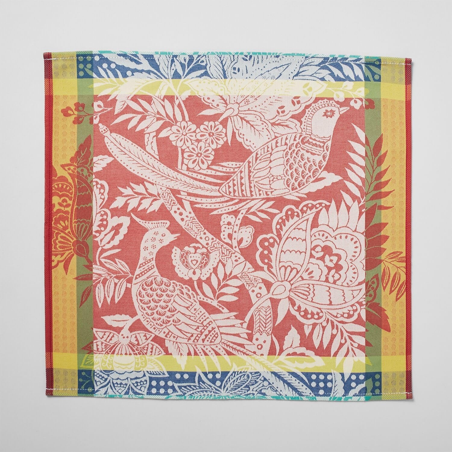 image:imageSur La Table Jacquard Bird of Paradise Napkins Set of 4 Multi