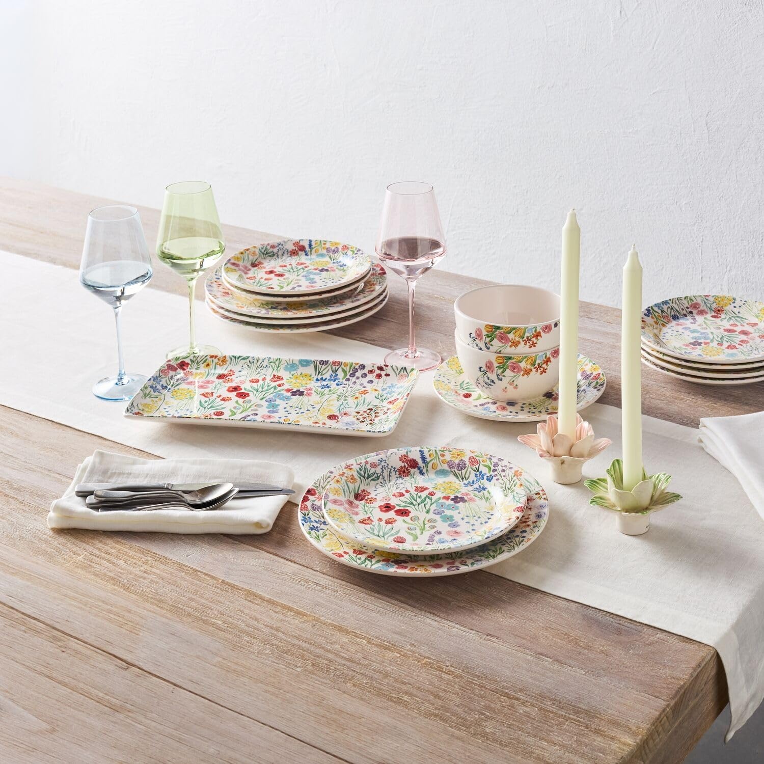 image:imageSur La Table Linen Napkins Set of 4 Exclusive Color HoneyWhite