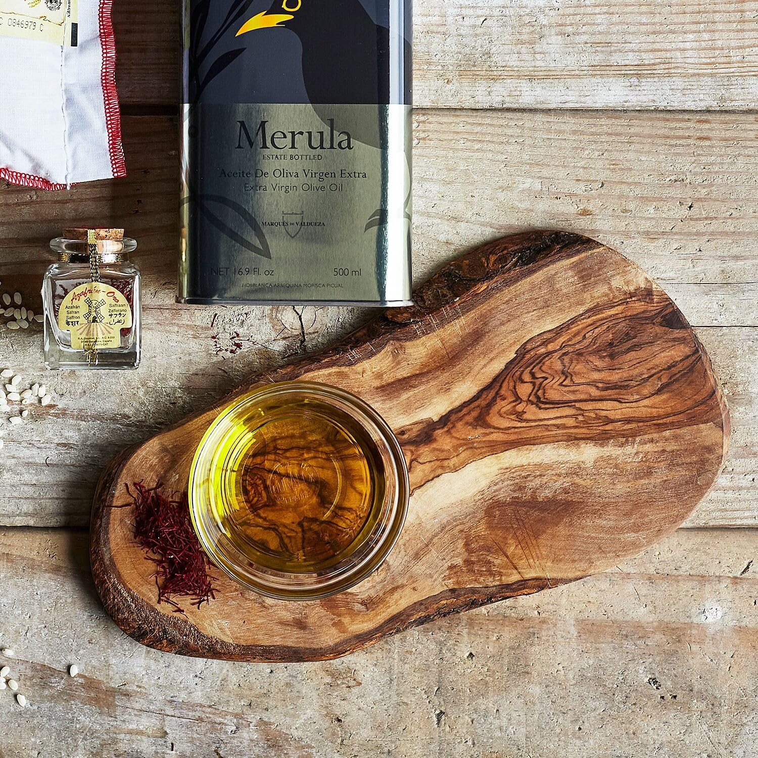 image:imageSur La Table Italian Olivewood Slice Serving Board Tan