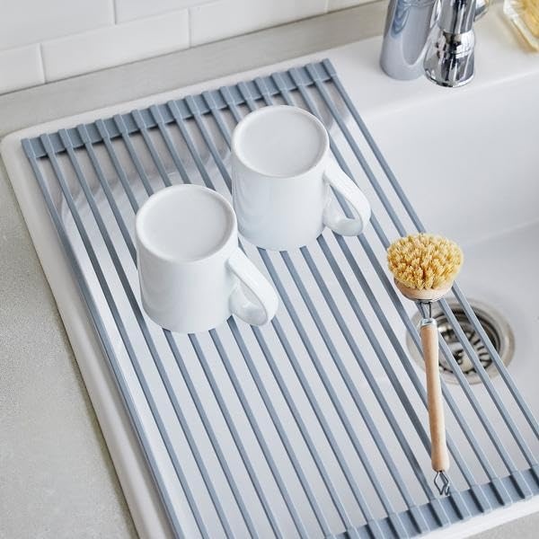 image:imageSur La Table OvertheSink Drying Rack GrayBlack
