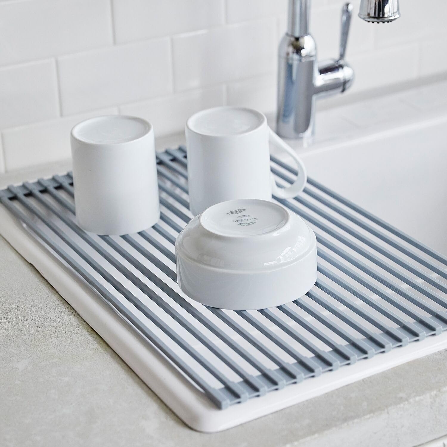 image:imageSur La Table OvertheSink Drying Rack GrayGray