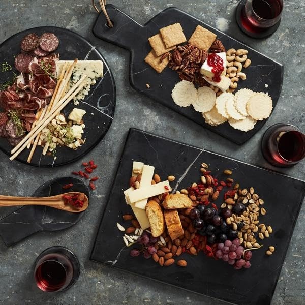image:imageSur La Table Rectangular Marquina Marble Serving Board Black