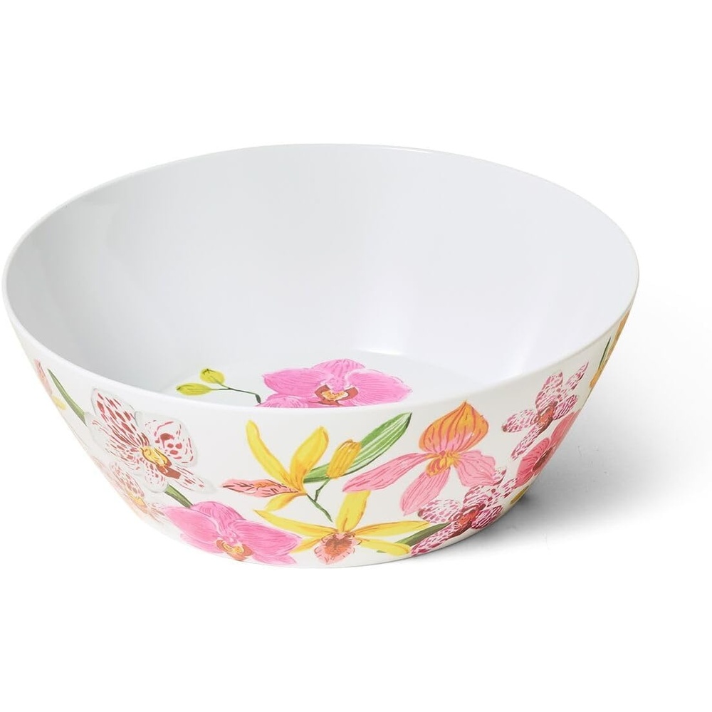 image:imageSur La Table Orchid Melamine Serving Bowl Pink