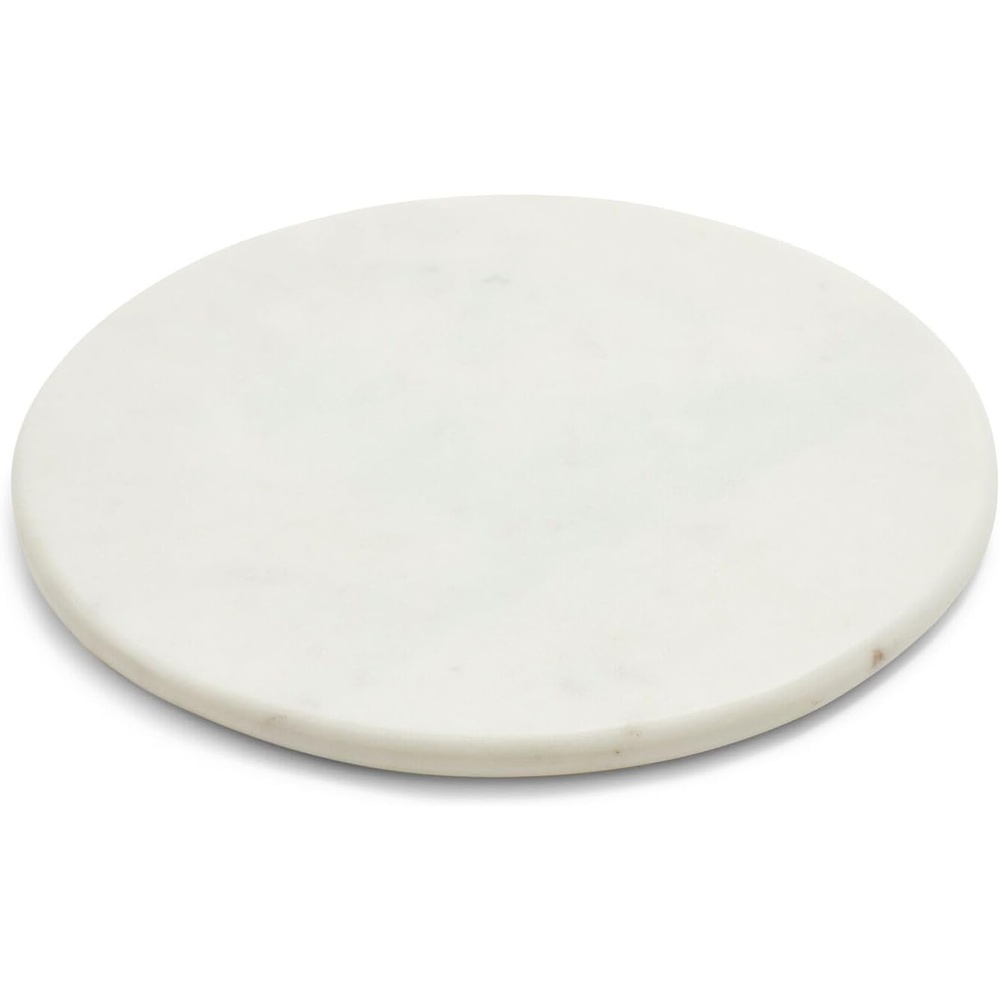 image:imageSur La Table Round Marble Serving Board White