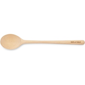 image:imageSur La Table Beechwood Cooking Spoon 14 in German Beechwood Spoon for Stirring Folding and Serving Across All Cookware 14 inTan