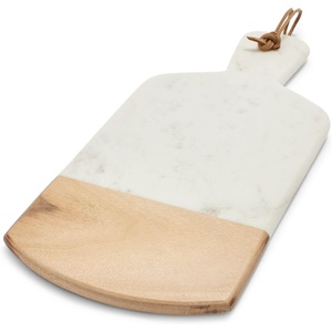 image:imageSur La Table Marble and Acacia Wood Serving Paddle White