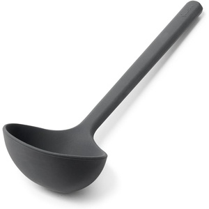 image:imageSur La Table Silicone Ladle Gray HeatResistant Silicone Ladle for Nonstick Soup Sauce and Batter ServingGray