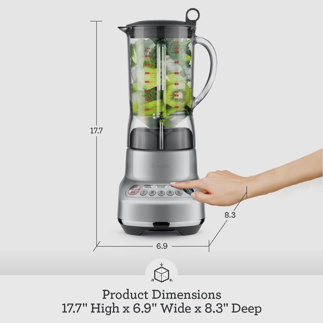 image:imageBreville BBL620SIL Fresh and Furious Blender SilverRoyal Champagne