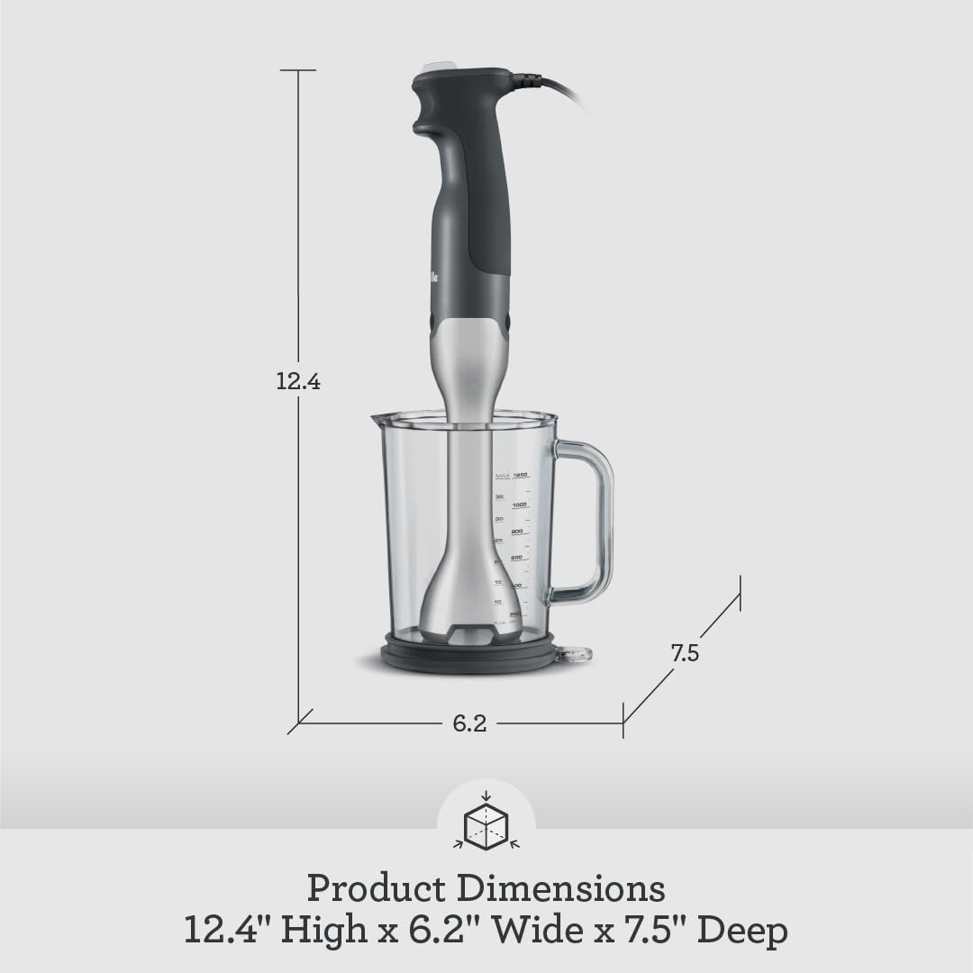 image:imageBreville BSB510XL Control Grip Immersion Blender Brushed Stainless SteelOne Size