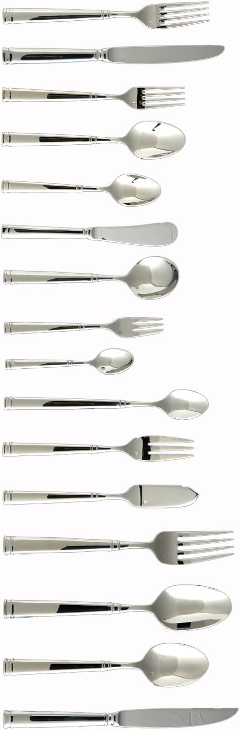 image:imageFortessa Bistro 1810 Stainless Steel Flatware Serving Spoon 89InchSilverServing Spoon