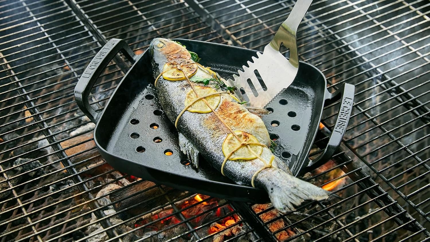 image:imageLe Creuset Stainless Steel Outdoor Slotted Turner 1753Piece Set