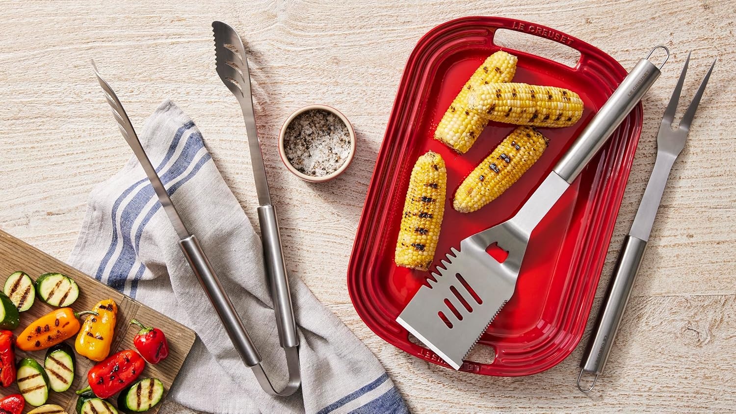 image:imageLe Creuset Stainless Steel Outdoor Slotted Turner 175Fork