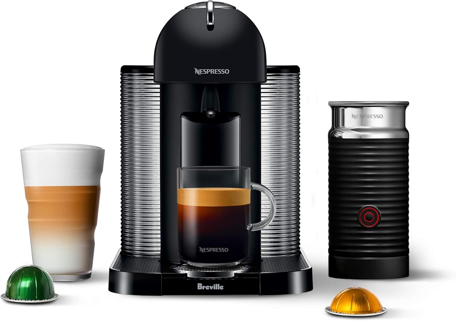 image:imageNespresso Vertuo Coffee and Espresso Maker by Breville ChromeMatte Black
