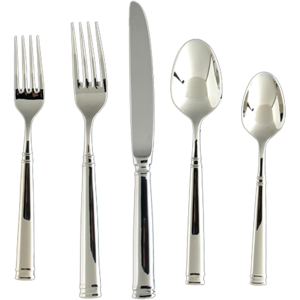 image:imageFortessa Bistro 1810 Stainless Steel Flatware Serving Spoon 89InchSilver20Piece