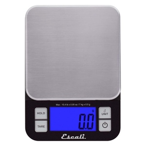 image:imageEscali Nutro Digital Food Scale MultiFunctional Kitchen Appliance Precise Weight Measuring and Portion Control Baking and Cooking Made Simple Stainless Steel Platform Black 1 UnitBlack