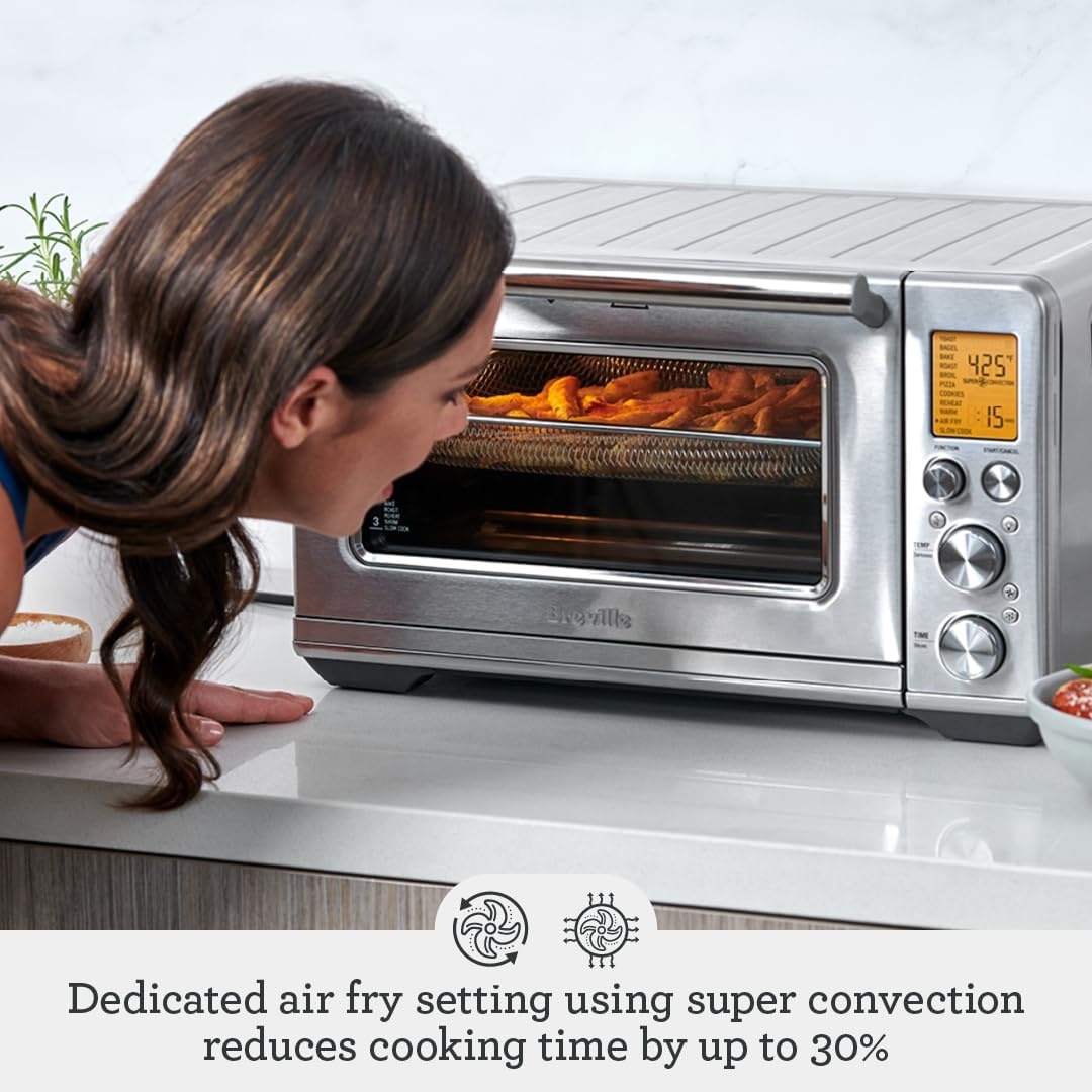 image:imageBreville BOV860BTR Smart Oven Air Fryer and Convection Oven Black TruffleBrushed Stainless Steel