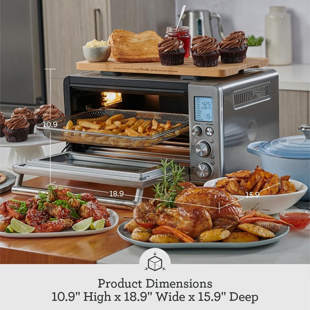 image:imageBreville BOV860BTR Smart Oven Air Fryer and Convection Oven Black TruffleDamson Blue