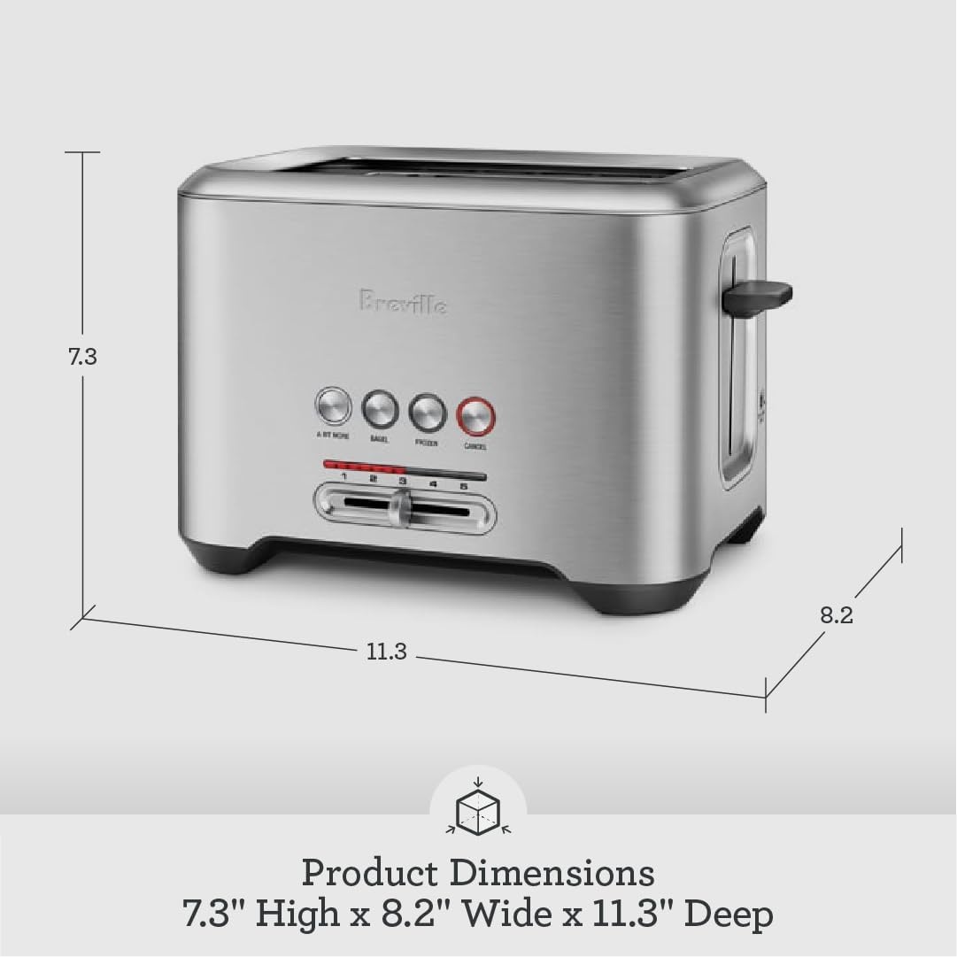 image:imageBreville BTA730XL Bit More Toaster 4 Slice Brushed Stainless SteelBTA720XL