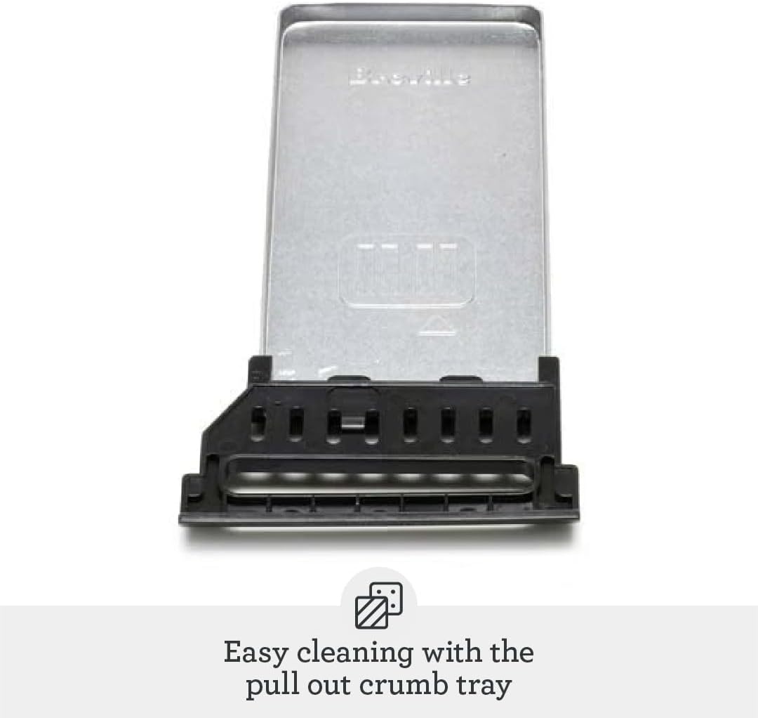 image:imageBreville BTA840XL DieCast Smart Toaster 4 Slice Brushed Stainless Steel4Slice