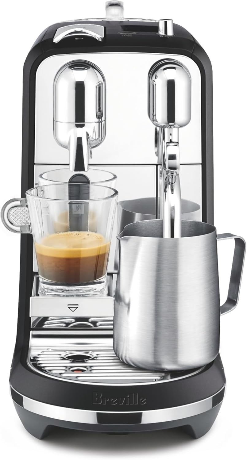 image:imageNespresso Creatista Plus Espresso Machine by Breville Brushed Stainless SteelBlack Truffle