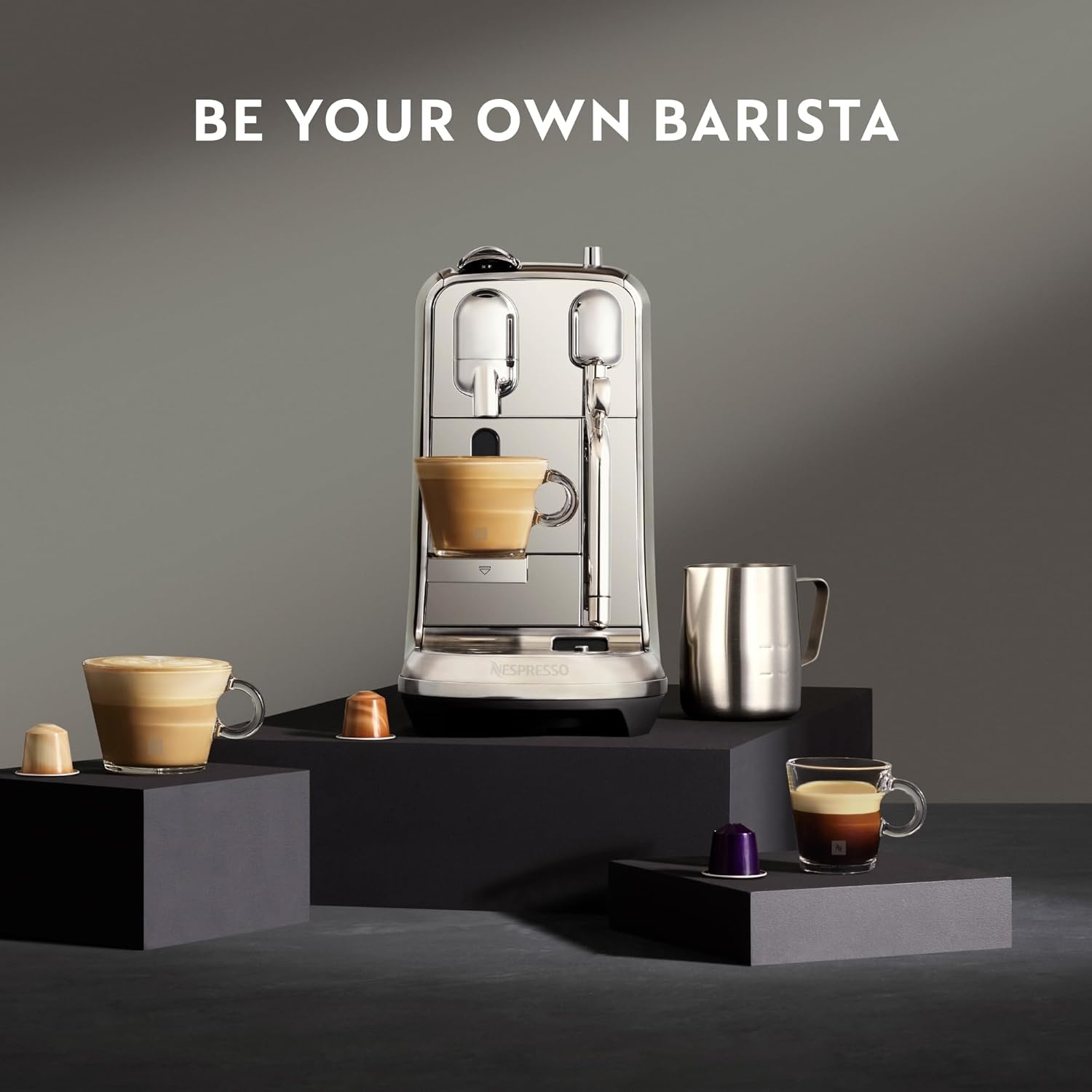 image:imageNespresso Creatista Plus Espresso Machine by Breville Brushed Stainless SteelBrushed Stainless Steel