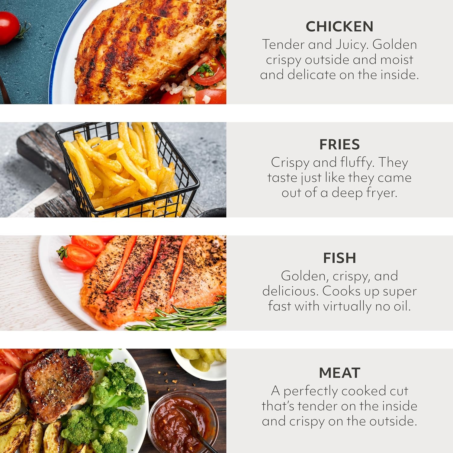 image:imageSUR LA TABLE KITCHEN ESSENTIALS 5in1 Compact 8Quart Basket Air Fryer with Window for Easy Viewing Digital Touchscreen Display with 10Presets Air Fry Bake Broil and Reheat in Minutes 1500w