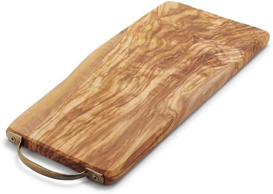 image:imageSur La Table Italian Olivewood Cheese Paddle With Handle Brown