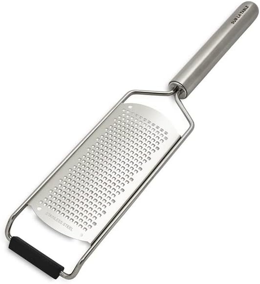 image:imageSur La Table Stainless Steel Fine Grater RaspStyle Fine Grater for Zest Hard Cheese Ginger and Spices