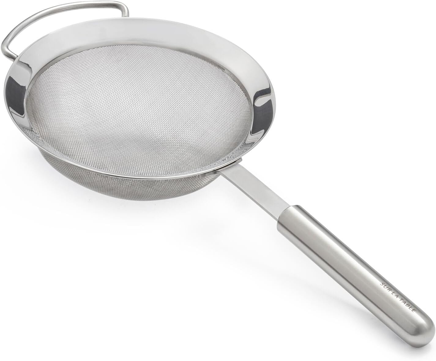 image:imageSur La Table Stainless Steel Sieve Fine Mesh Strainer with Weighted Rim for Dusting Straining and Sifting 7 in