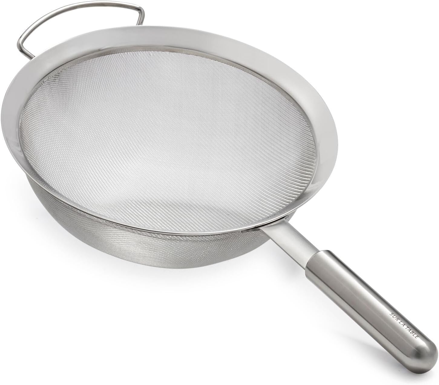 image:imageSur La Table Stainless Steel Sieve Fine Mesh Strainer with Weighted Rim for Dusting Straining and Sifting 7 in