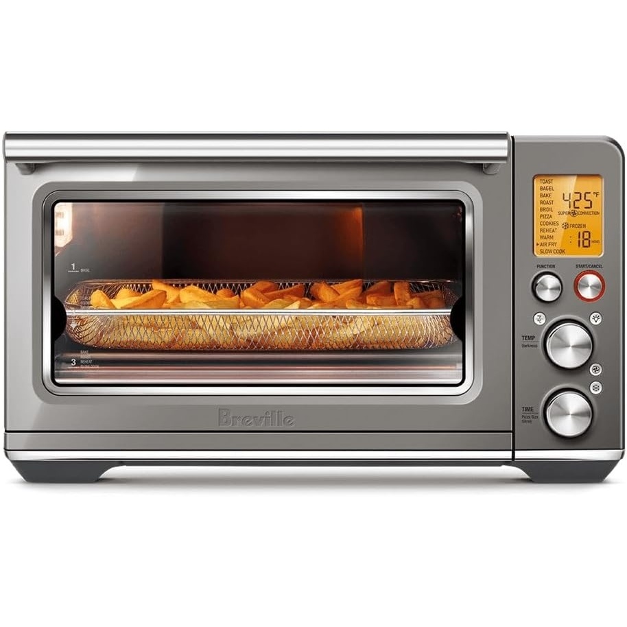 image:imageBreville BOV860BTR Smart Oven Air Fryer and Convection Oven Black TruffleSmoked Hickory