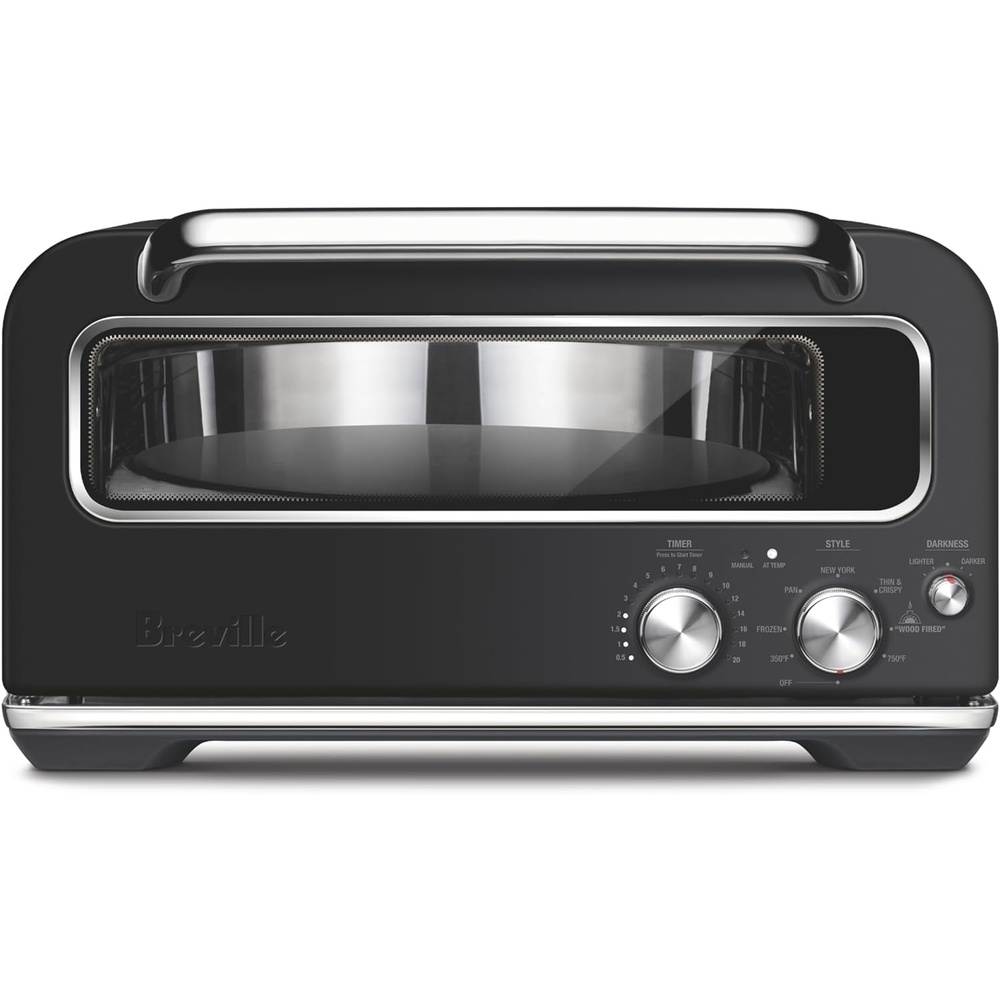image:imageBreville BPZ820BSS Smart Oven Pizzaiolo Countertop Pizza Maker Brushed Stainless SteelBlack Truffle