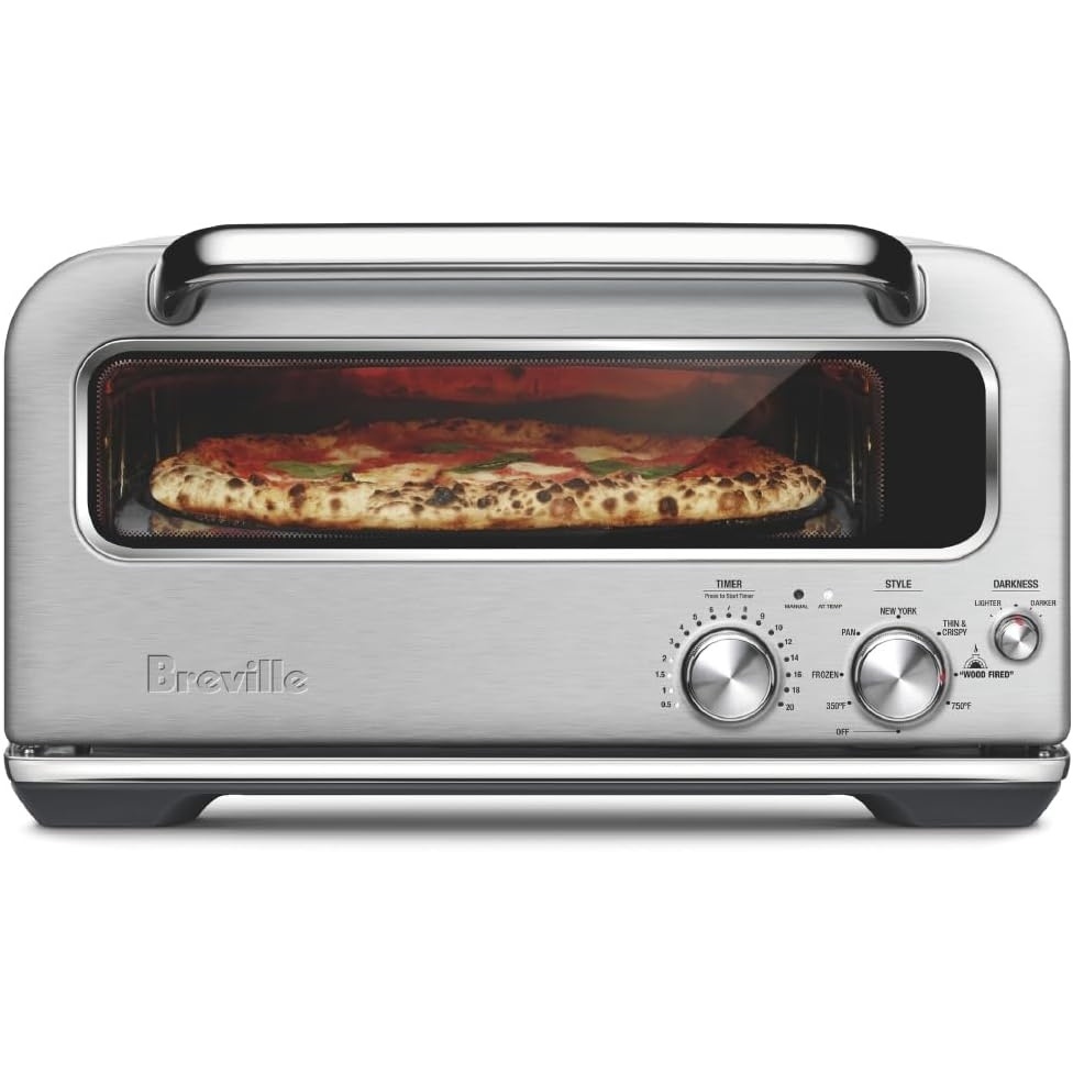 image:imageBreville BPZ820BSS Smart Oven Pizzaiolo Countertop Pizza Maker Brushed Stainless SteelBrushed Stainless Steel