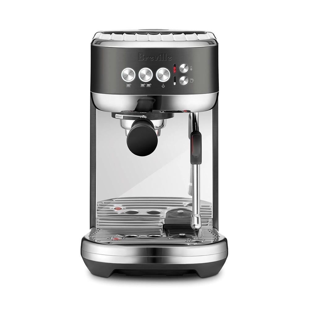 image:imageBreville Bambino Plus Espresso Machine BES500BSS Brushed Stainless SteelBlack Stainless Steel