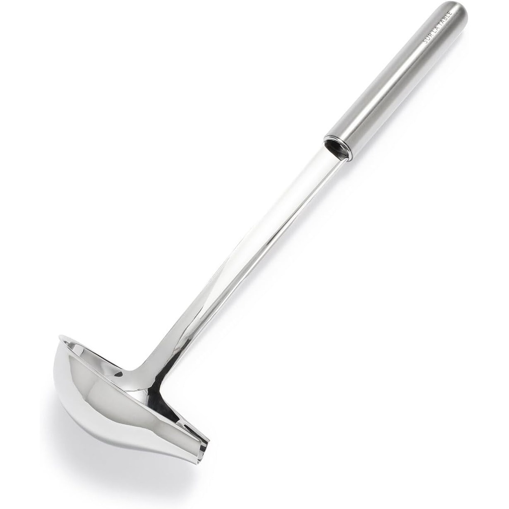 image:imageSur La Table Stainless Steel Ladle with Pour Spout Silver