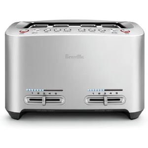 image:imageBreville BTA840XL DieCast Smart Toaster 4 Slice Brushed Stainless Steel4Slice