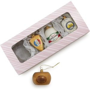 image:imageSur La Table Cheese Glass Ornaments Set of 4