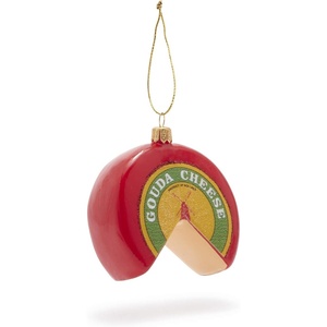 image:imageSur La Table Gouda Cheese Glass Ornament
