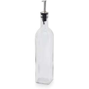 image:imageSur La Table Olive Oil Cruet with Pourer Clear Glass Vessel with NoDrip Spout for Precise Oil and Vinegar Dispensing