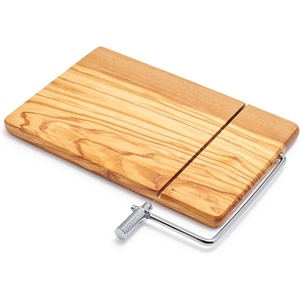 image:imageSur La Table Olivewood Cheese Board with Builtin Slicer Tan