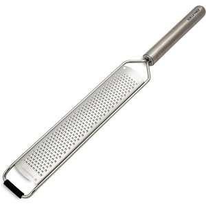 image:imageSur La Table Stainless Steel Rasp Grater Fine Rasp Grater for Zesting Citrus Grating Hard Cheese and Microplaning Spices