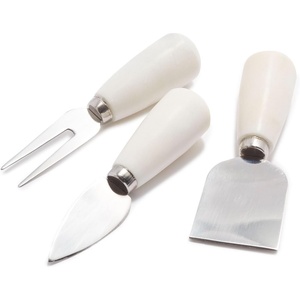 image:imageSur La Table White Marble Cheese Knife Set