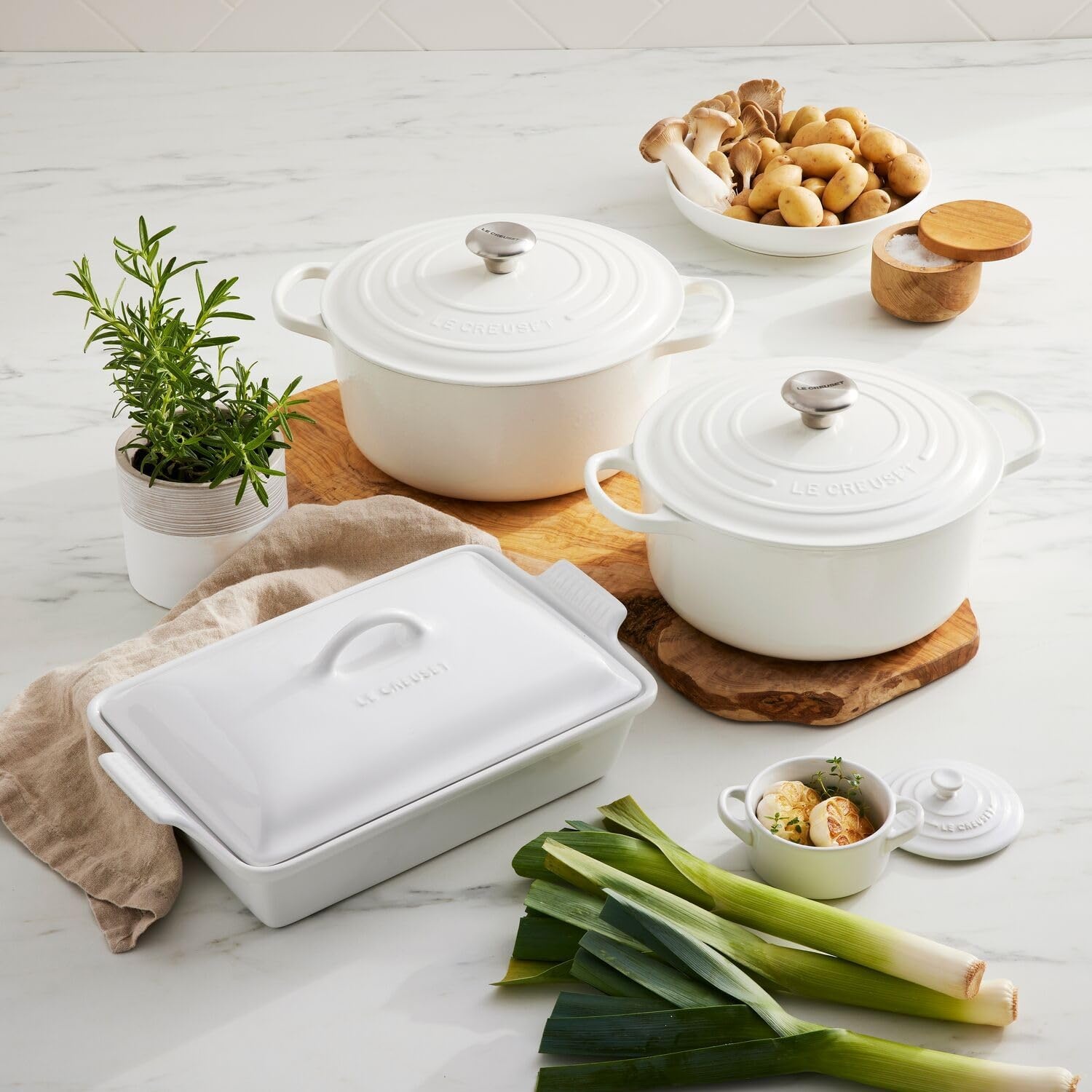 image:imageSur La Table Olivewood Salt Keeper 4 x 3 Wooden Salt Storage with Pivoting Lid amp Magnetic Closure