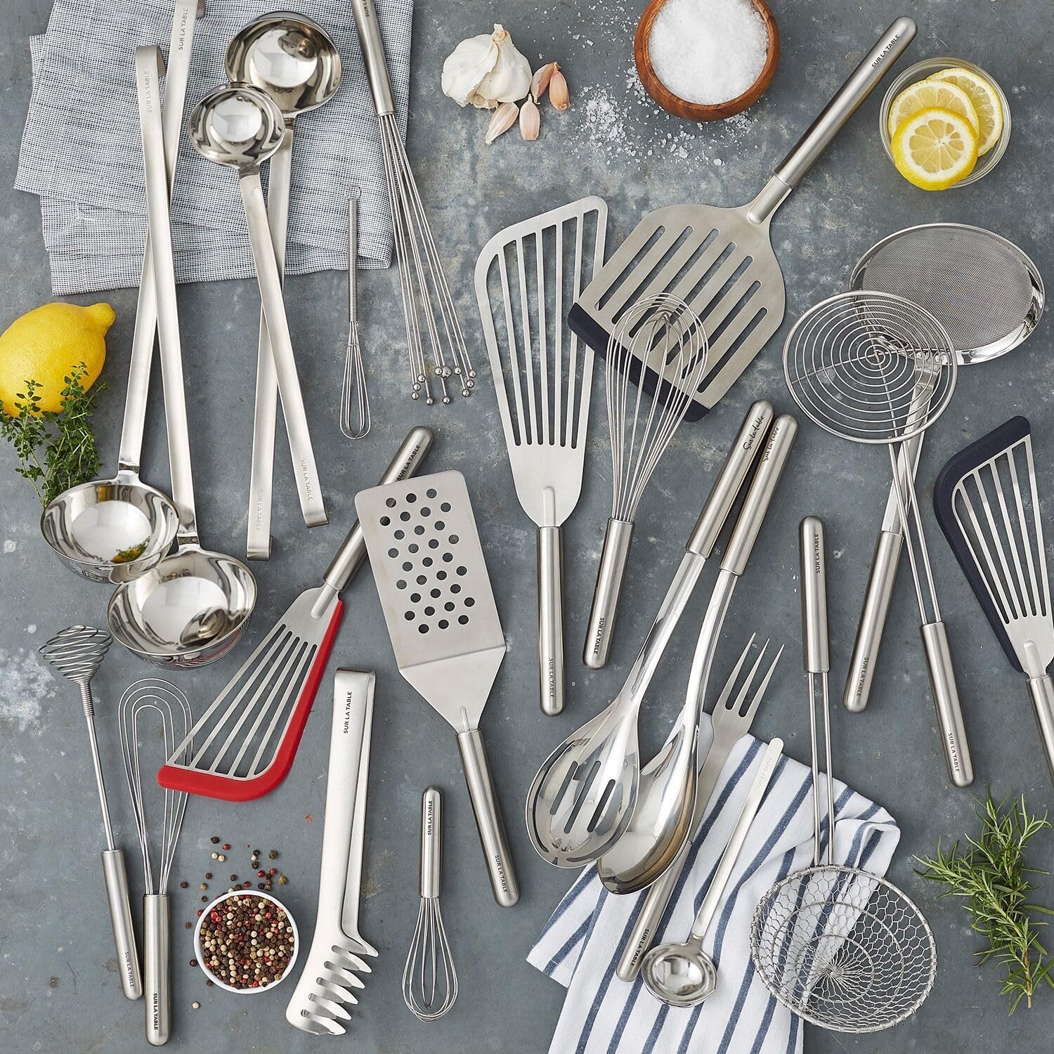 image:imageSur La Table Stainless Steel Ladles Silver