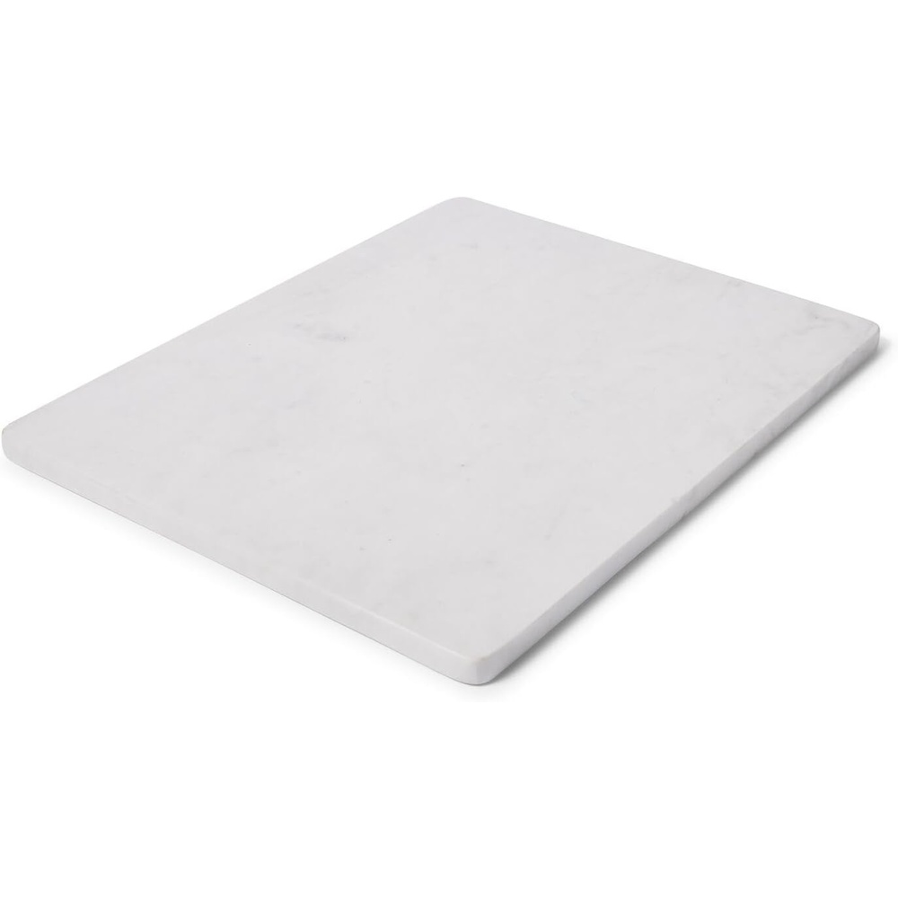 image:imageSur La Table Marble Pastry Board 20 x 16 Natural White Marble Slab for Baking Dough Rolling amp Candy Making Cool Surface Ideal for Home Bakers
